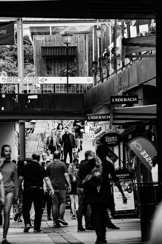 Stuttgart - Gedränge