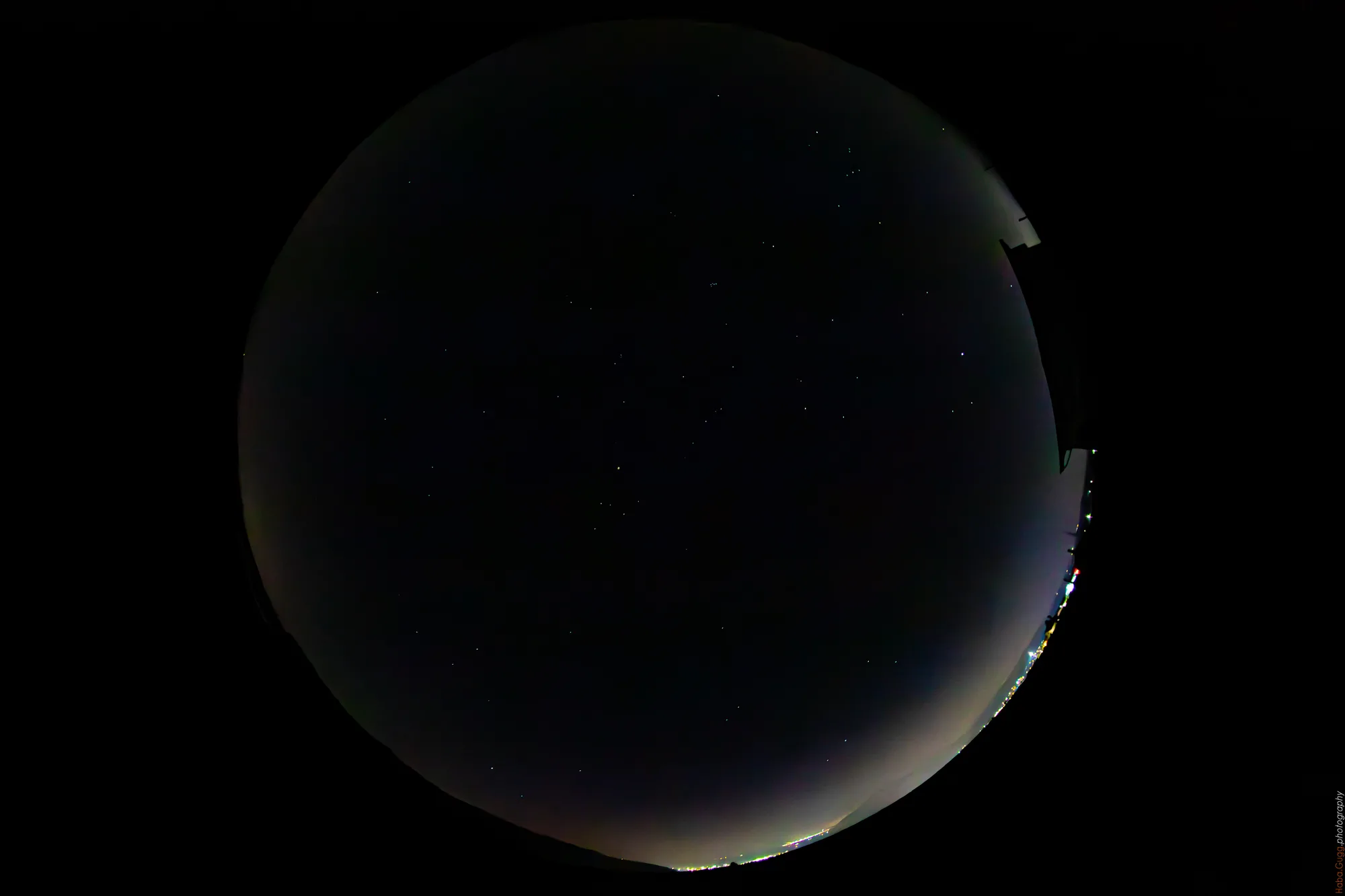 Bopfingen – Winterhimmel im Fisheye