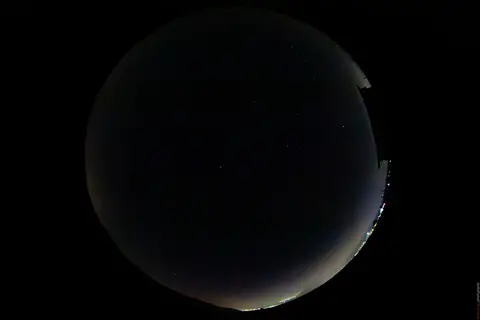 Bopfingen – Winterhimmel im Fisheye