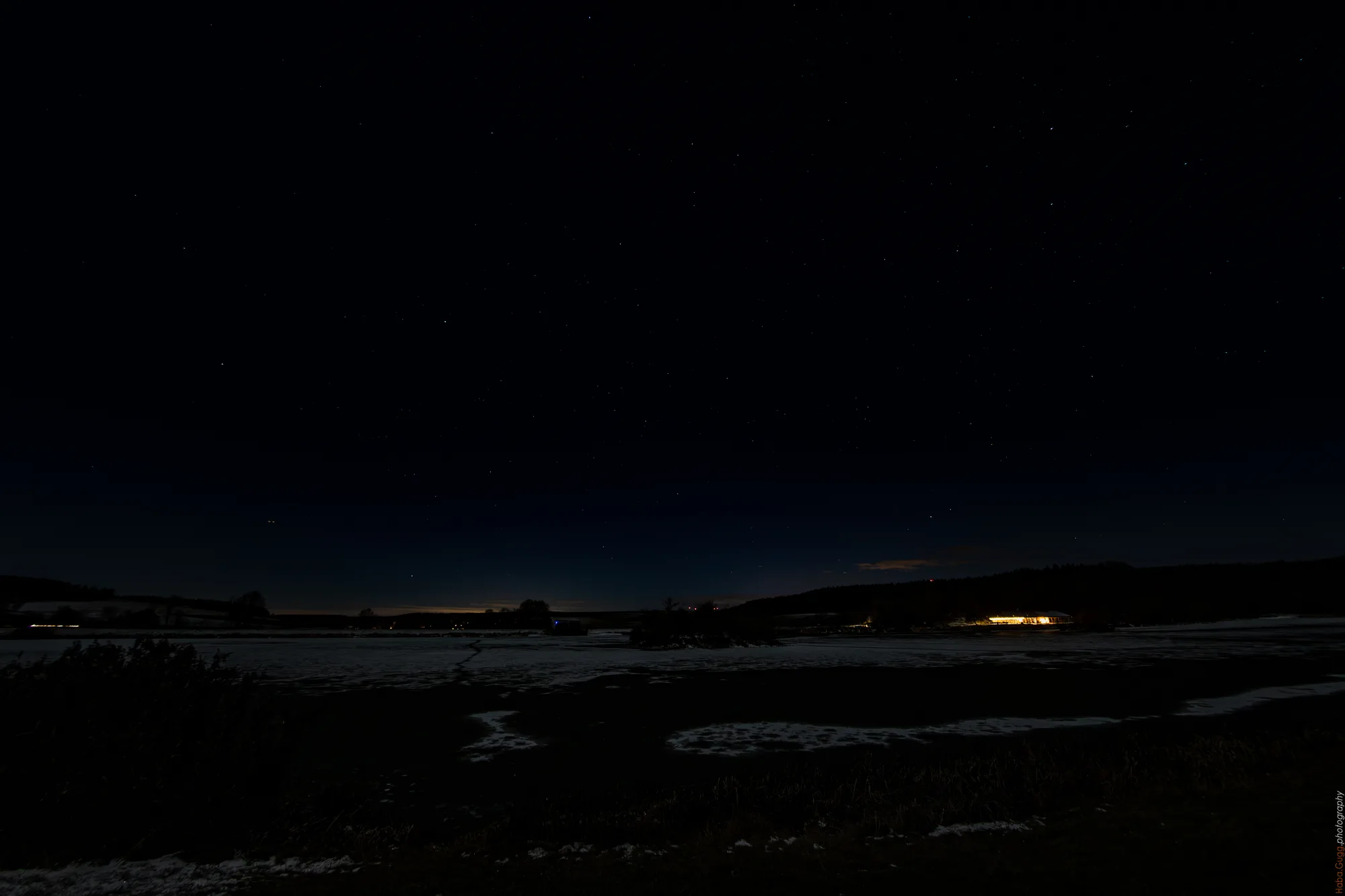 Härtsfeldsee bei Nacht